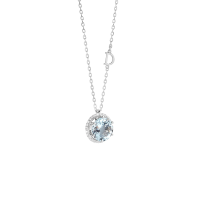 Подвеска Damiani MINOU PENDANT, AQUAMARINE, DIAMONDS