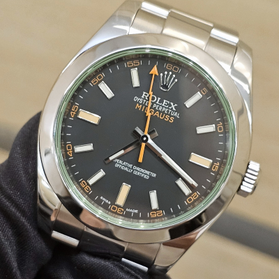 Швейцарские часы Rolex Milgauss 40mm Steel