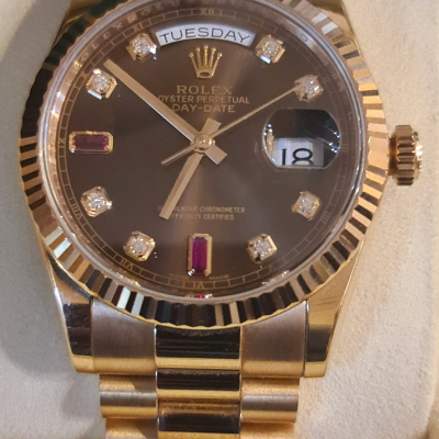 Швейцарские часы Rolex Day-Date Everose Gold 36mm