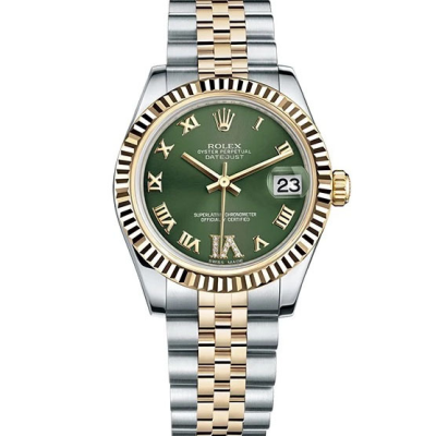 Швейцарские часы Rolex Datejust 31mm Steel and Yellow Gold