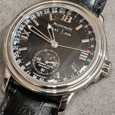 Швейцарские часы Blancpain Léman Moon Phase Complete Calendar 38mm