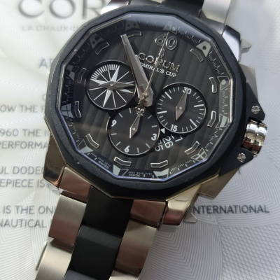 Швейцарские часы Corum CORUM Admiral’s Cup 48 Admiral's Cup Chronograph Titanium
