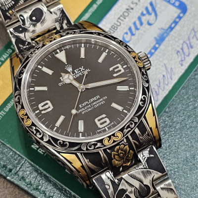 Швейцарские часы Rolex Explorer 39 мм