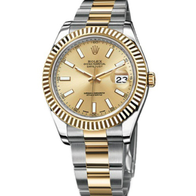 Швейцарские часы Rolex Datejust II 41mm Steel and Yellow Gold