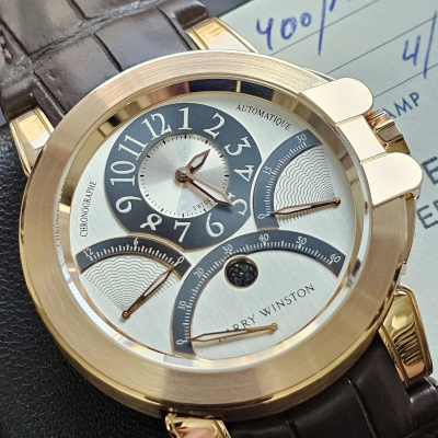 Швейцарские часы Harry Winston Ocean Triple Retrograde Chronograph