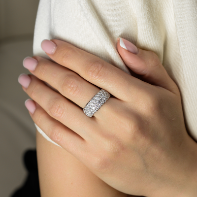 Кольцо No name 2,55 ct Round Cut Diamonds & White Gold