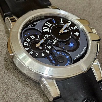 Швейцарские часы Harry Winston Ocean Dual Time