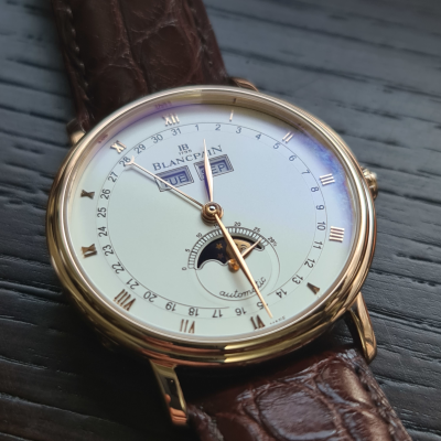 Швейцарские часы Blancpain Villeret Moonphase & Complete Calendar 38mm