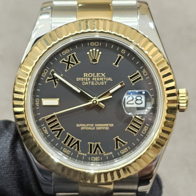 Швейцарские часы Rolex Oyster Datejust Steel and Yellow Gold 41mm