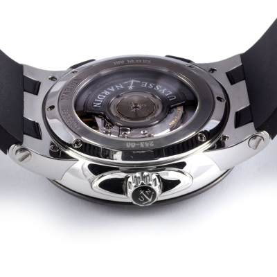 Швейцарские часы Ulysse Nardin Executive Dual Time Black 43 mm