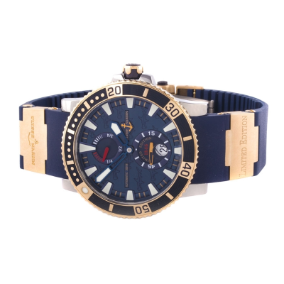 Швейцарские часы Ulysse Nardin Maxi Marine Diver Hammerhead Shark Steel/Gold
