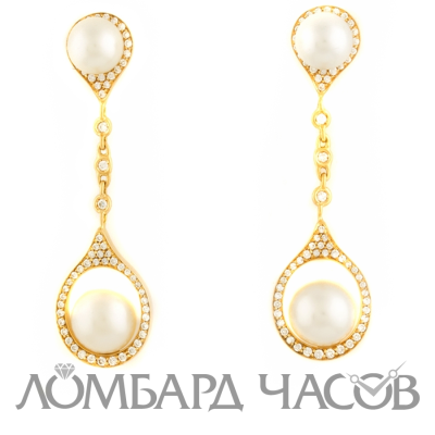 Серьги Giorgio Visconti  с жемчугом