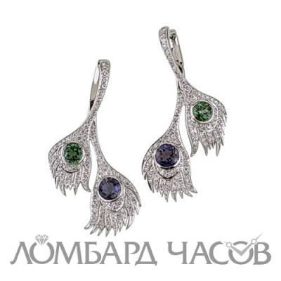 Серьги Carrera y Carrera Peacock Earrings