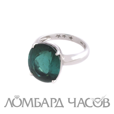 Кольцо H.Stern  с зелёным турмалином