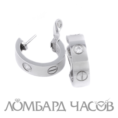Серьги Cartier  Love