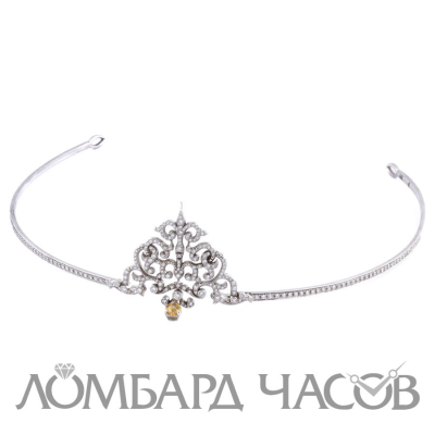 Набор Axenoff Jewellery Тиара Alla Rose с бриллиантами
