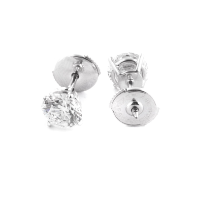 Серьги No name Пусеты по 1,01ct G/VS1 GIA