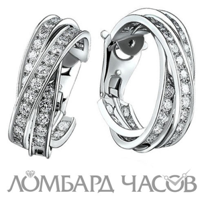 Серьги Cartier  Trinity Large Earrings