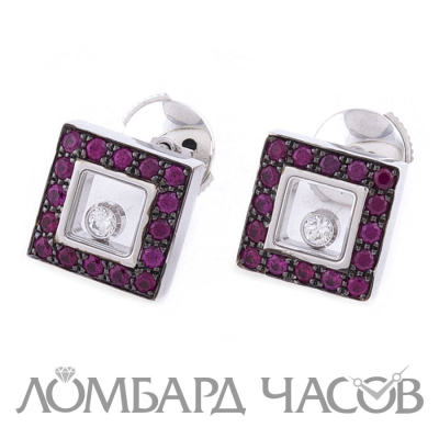 Серьги Chopard Happy Diamonds