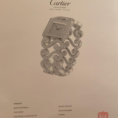 Швейцарские часы Cartier Waltz Of Spring