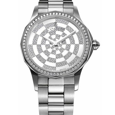 Швейцарские часы Corum Admiral's Cup Legend Diamond Pave Dial Ladies
