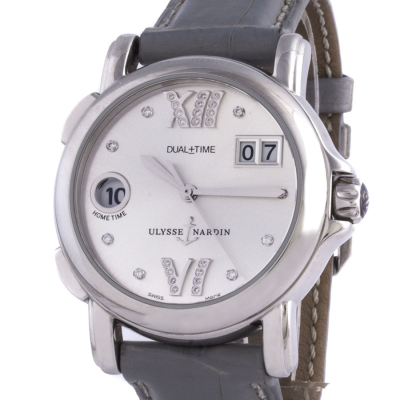 Швейцарские часы Ulysse Nardin Dual Time Ladies 37 mm