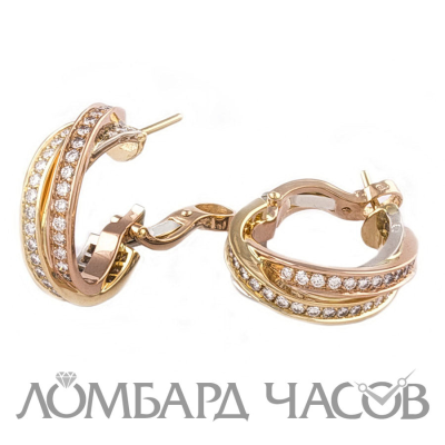 Серьги Cartier Triniti
