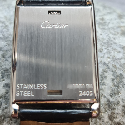Швейцарские часы Cartier Tank Reverso Basculante Mid-Size