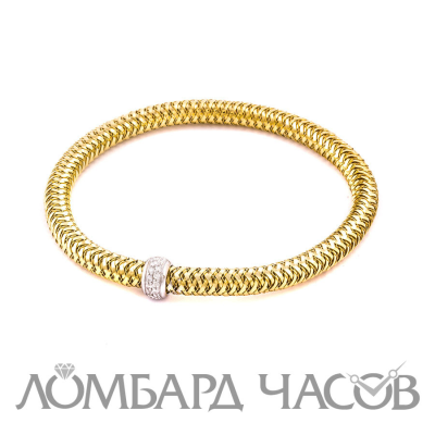 Браслет Roberto Coin FLEXIBLE BANGLE WITH DIAMONDS BRACELET