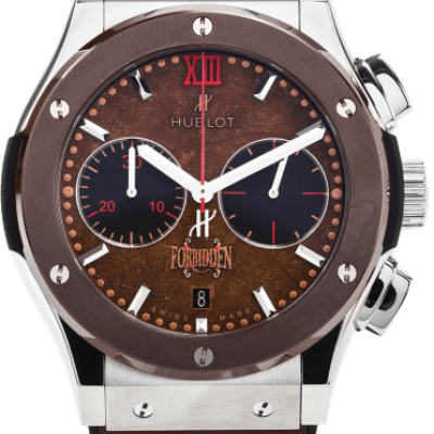 Швейцарские часы Hublot Classic Fusion Forbidden Automatic Chronograph Tobacco Dial