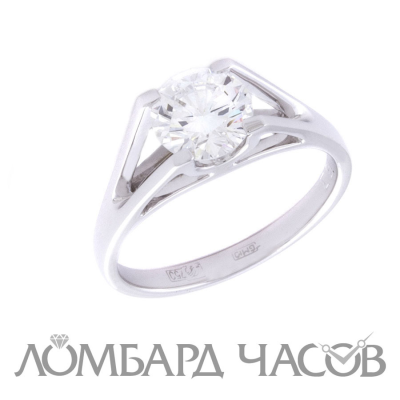 Кольцо No name  с 1,35ct F/VVS2 МГУ