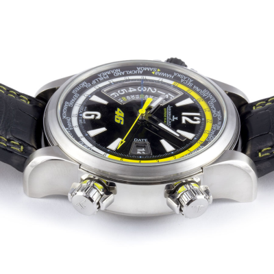 Швейцарские часы Jaeger-LeCoultre  
Master Compressor Extreme W-Alarm Valentino Rossi 46