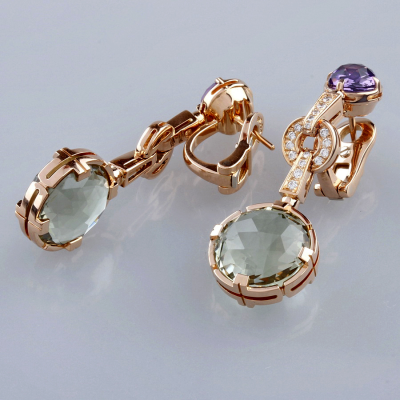 Ювелирное изделие Bvlgari  
18k Rose Gold Parentesi Cocktail Drop Earrings