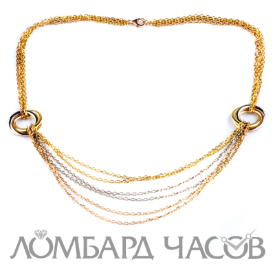 Ювелирное изделие Cartier  
колье "Trinity"