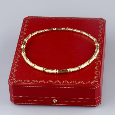 Ювелирное изделие Cartier  "Bamboo necklace" Yellow Gold
