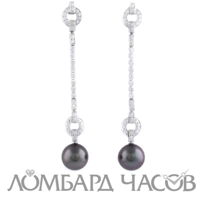 Ювелирное изделие Cartier  
Himalia Tahiti Pearl Gray серьги