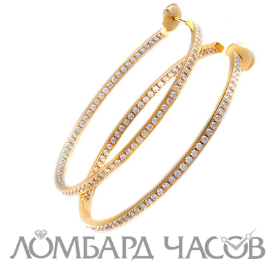 Ювелирное изделие Cartier  
серьги XXL