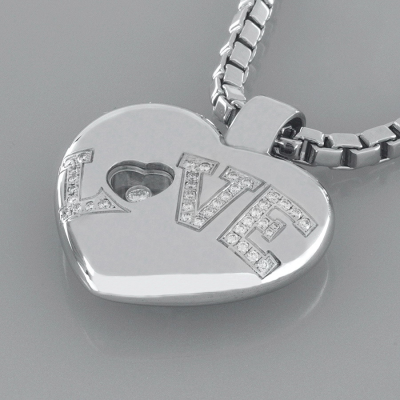 Ювелирное изделие Chopard  
подвеска "LOVE" на цепи