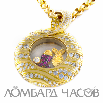 Ювелирное изделие Chopard  
подвеска "Happy Fish"