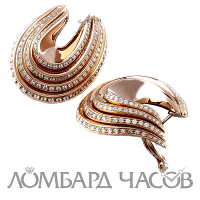 Ювелирное изделие de Grisogono  Folded 4 Band Diamond серьги