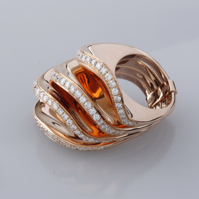 Ювелирное изделие de Grisogono  
Folded 4 Band Diamond Ring