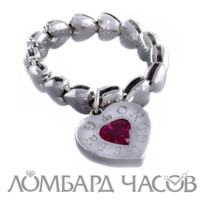 Ювелирное изделие de Grisogono  кольцо 
с рубином 0.55ct