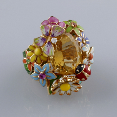 Ювелирное изделие Dior Jewelry  
кольцо Diorette Citrine