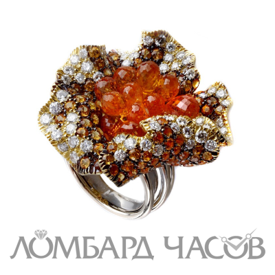 Ювелирное изделие Palmiero  Jewelleri Design 
кольцо с бриллиантами и сапфирами