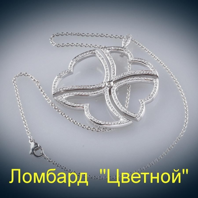 Ювелирное изделие Piaget  подвеска 
"Цветок" с бриллиантами