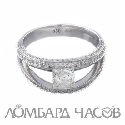 Ювелирное изделие No name Кольцо с бриллиантом 1.10 ct