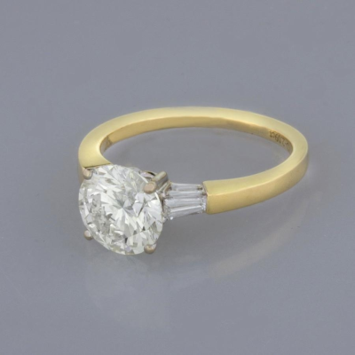 Ювелирное изделие No name Кольцо с бриллиантом 2,09 ct.