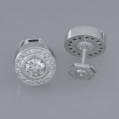 Ювелирное изделие No name Серьги-пусетыпо 0,52 ct