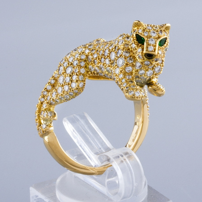 Ювелирное изделие Cartier  
"PANTHERE" кольцо