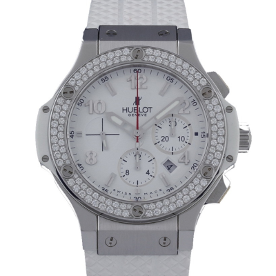 Швейцарские часы Hublot  
Big Bang White 
Diamonds 44 mm